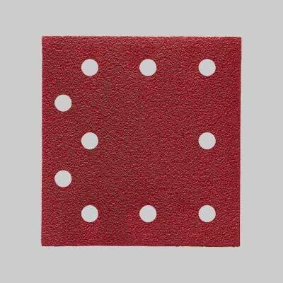 Carta abrasiva con velcro AEG Grana 60 - confezione 10 pezzi