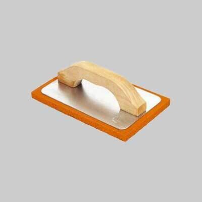 FRATTONE IN GOMMASPUGNA LEVIGATO 22 22x14 cm - spessore 14 mm - arancio (morbida)