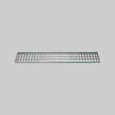 GRIGLIA PER CANALETTA IN ACCIAIO ZINCATO 100x15 cm - Carrabile