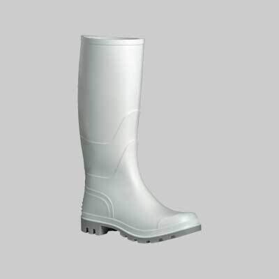 STIVALE IN PVC BIANCO MOD. &#39;GINOCCHIO&#39; N° 38