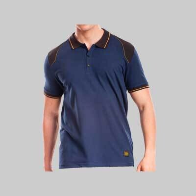 POLO ELASTICIZZATA RINFORZATA &#39;WORKPOL&#39; BLUE RICA LEWIS Tg. M