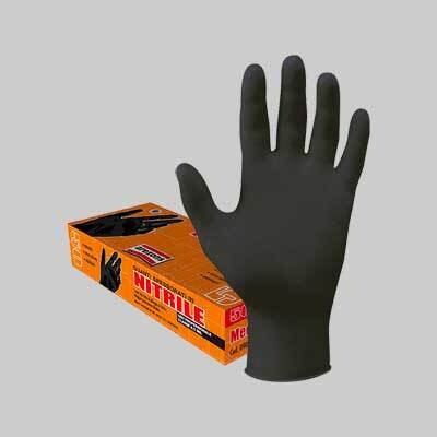 GUANTO IN NITRILE SPESSORATO &#39;AREXONS&#39; Tg. M - confezione 50 pezzi