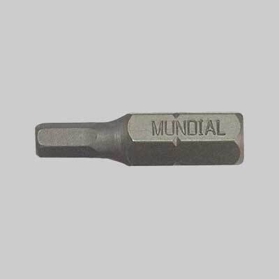 Inserto per viti esagonali 1/4&quot; MUNDIAL 3 mm - 12 pz