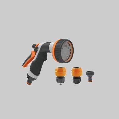 KIT PISTOLA MULTIGETTO PER INNAFFIARE G.F. 4 pezzi