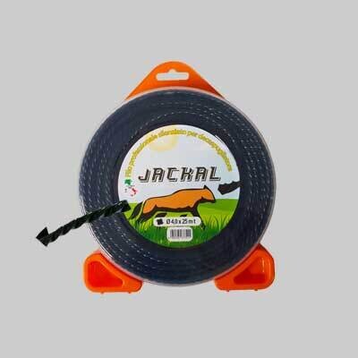 FILO PER DECESPUGLIATORE PROFESSIONALE &#39;JACKAL&#39; mm 3,0x45 mt