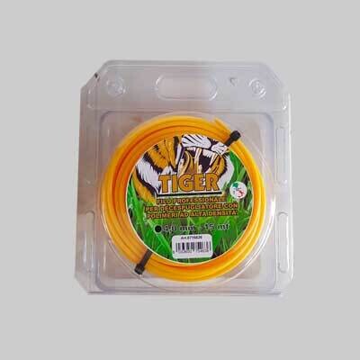 FILO PER DECESPUGLIATORE PROFESSIONALE TONDO &#39;TIGER&#39;  mm 2,4x15 mt