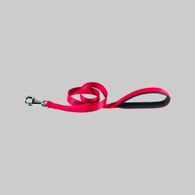GUINZAGLIO PER CANI &#39;DAYTONA G&#39; 15 mm x 120 cm - colore rosso