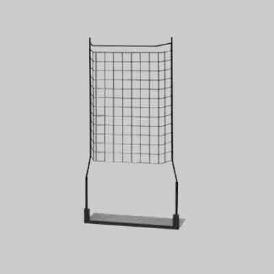GRIGLIA SALVAUSTIONI CON PIEDISTALLO cm 37x18x83h