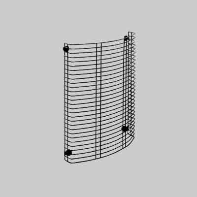 GRIGLIA SALVAUSTIONI OVALE cm 29,5x8x42,5h