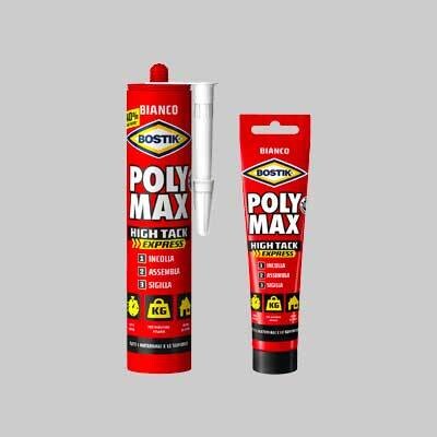 SIGILLANTE &#39;POLY MAX HIGH TACK EXPRESS BIANCO&#39; BOSTIK 165 gr - Tubetto