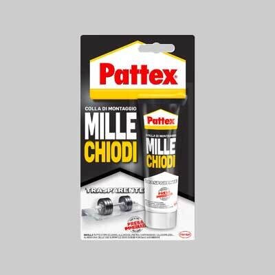 COLLA DI MONTAGGIO &#39;MILLECHIODI&#39; TRASPARENTE 40 gr