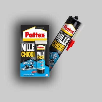 COLLA DI MONTAGGIO &#39;MILLECHIODI&#39; WATER RESISTENT 100 gr - in blister