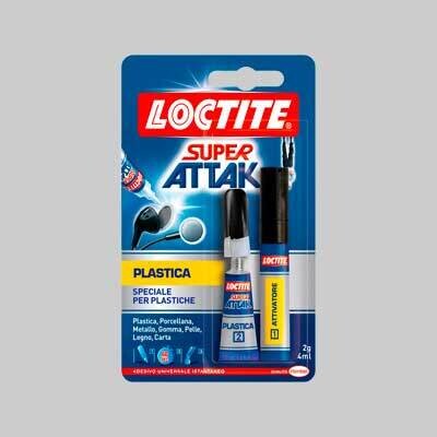 COLLA &#39;SUPER ATTAK PLASTICA&#39; 2 gr + 4 ml