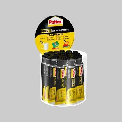 COLLA ATTACCATUTTO &#39;MULTI&#39; PATTEX 20 ml - confezione 25 pezzi