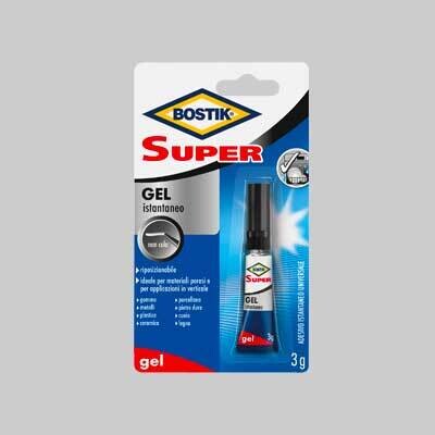 COLLA &#39;SUPER GEL INSTANTANEO&#39; BOSTIK 3 gr