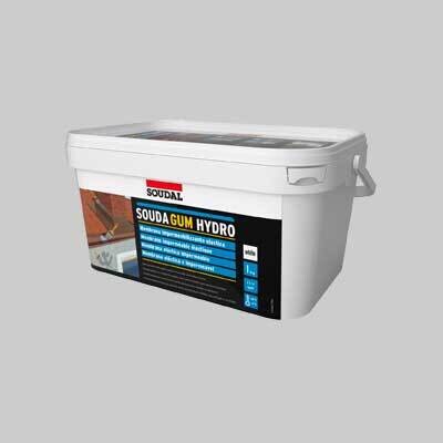 KIT RIPARAZIONE IMPERMEABILIZZANTE &#39;SOUDAGUM HYDRO KIT&#39; SOUDAL 1 Kg - Col. Bianco