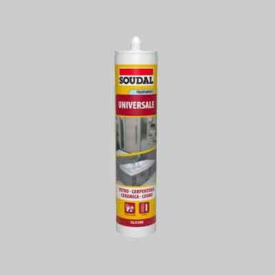 SILICONE UNIVERSALE SOUDAL 280 ml - Trasparente