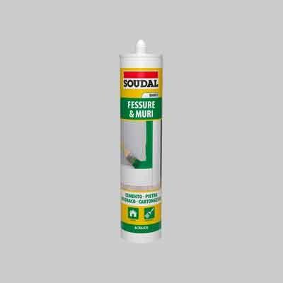 SILICONE ACRILICO SOUDAL 300 ml - Bianco