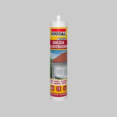SILICONE NEUTRO SOUDAL 300 ml - Trasparente