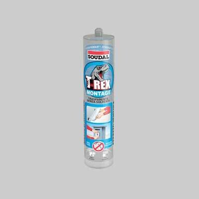 ADESIVO SIGILLANTE &#39;T-REX TRASPARENTE&#39; SOUDAL 295 g