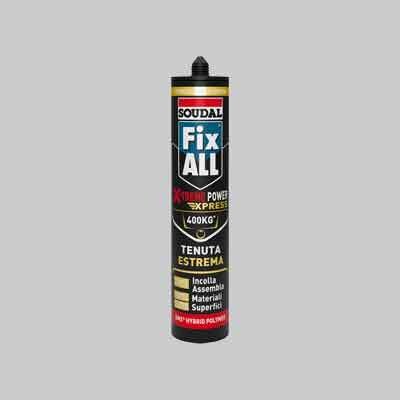 ADESIVO SIGILLANTE &#39;FIX ALL X-TREME EXPRESS&#39; SOUDAL 280 ml - Bianco