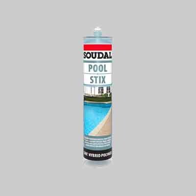 ADESIVO SIGILLANTE &#39;POOL STIX&#39; SOUDAL 290 ml - Blu chiaro
