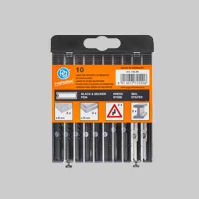 SET LAME PER SEGHETTO ALTERNATIVO ATT. BLACK &amp; DECKER Confezione 10 pezzi