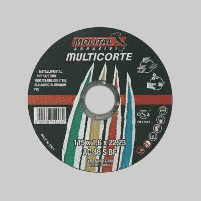 DISCO DA TAGLIO UNIVERSALE    115x1,6 mm