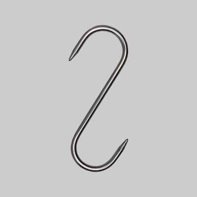 GANCIO FISSO 60x3 mm - 1 punta 10 PZ