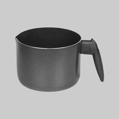 BOLLILATTE &#39;BLACK LINE&#39;  cm 12x10h - cap. 1 lt