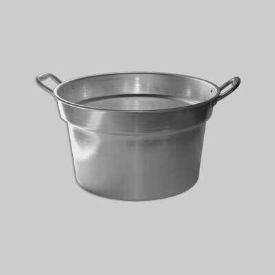 PENTOLA A CALDAIA PESANTE  cm 46x26h - cap. 23 lt