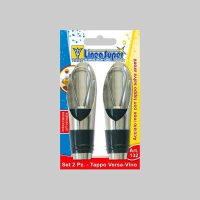 TAPPO PER BOTTIGLIE VERSA-VINO Confezione 2 pezzi