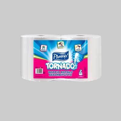 BOBINA CARTA ASCIUGATUTTO &#39;TORNADO&#39; Coppia 1,7 kg