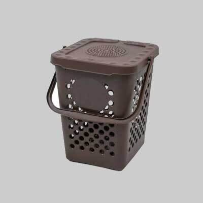 PATTUMIERA ECOPLUS FORATA 10 lt - cm 24x25,5x29,5h