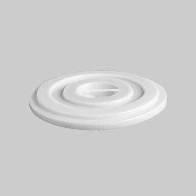 COPERCHIO PER BIDONE PER RIFIUTI BIANCO 50/75 lt