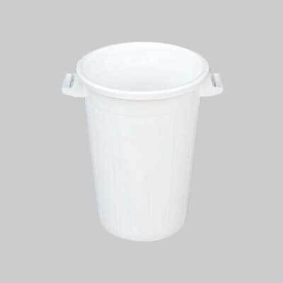 BIDONE PER RIFIUTI BIANCO 50 lt - 44x45h