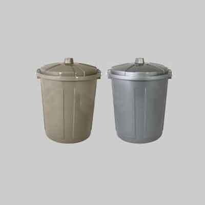 BIDONE PER RIFIUTI &#39;BIN&#39; 22,5xh 30 cm, 7 lt - Col. Silver