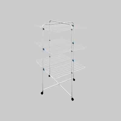 STENDIBIANCHERIA A TORRE &#39;LINEAR 3&#39; cm 69x73x130h