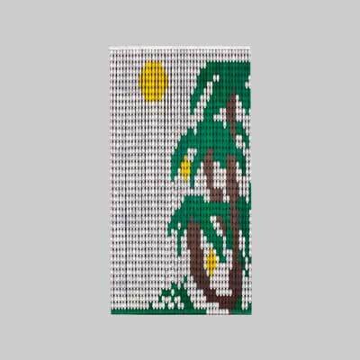 TENDA ANTIMOSCHE A PIASTRINE DIS.&#39;8006&#39; 100x220 cm