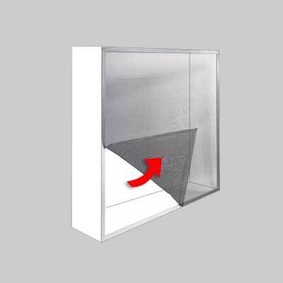 ZANZARIERA ADESIVA &#39;ECCO&#39; 130x150 cm - Bianca