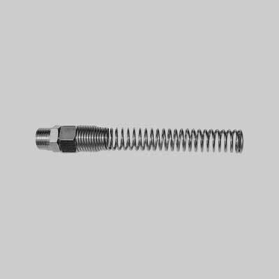 Attacco maschio con molla  6x8 mm - Fil. 1/4&quot; 10 PZ