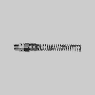 Raccordo spiralato girevole per compressore  8x10 mm - Fil. 1/4&quot; 10 PZ