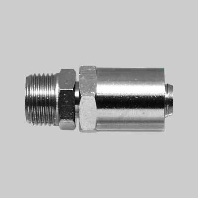 Attacco maschio con portagomma  6x14 mm - Fil. 1/4&quot; 10 PZ