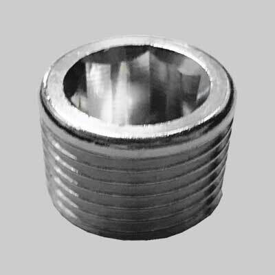 TAPPO CON FILETTO CAVA ESAGONALE 1/4&quot; 10 PZ