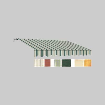 TENDA DA SOLE A BARRA QUADRA 300x200 cm - col. Bordeaux/Crema
