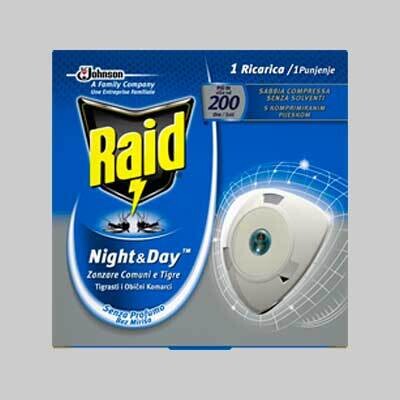 RAID RICARICA &#39;NIGHT &amp; DAY&#39; Confezione 1 ricarica