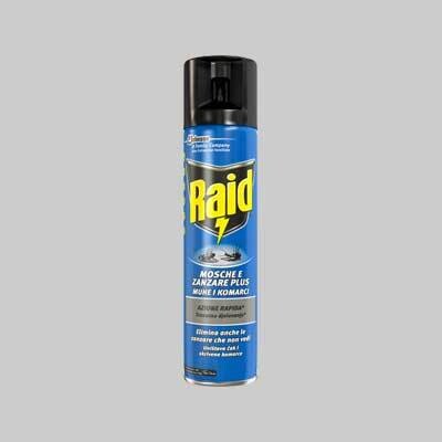 RAID SPRAY MOSCHE E ZANZARE 400 ml