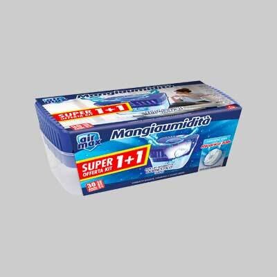 KIT MANGIAUMIDITA&#39; 1+1 450 GR 1+1 450 gr + ricarica TAB 450 gr