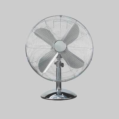 VENTILATORE DA TAVOLO IN METALLO   40 cm