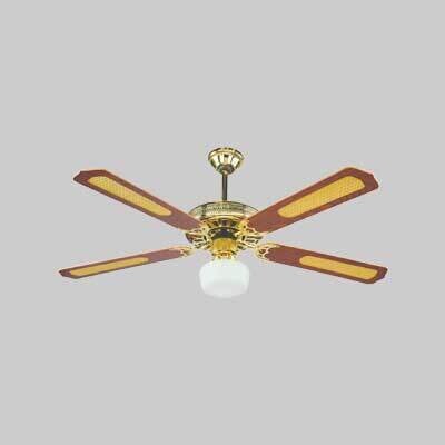 VENTILATORE DA SOFFITTO CON LUCE &#39;GOLD&#39;  130 cm